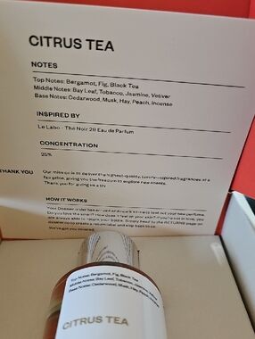 Dossier Citrus Tea. Brand New On Box